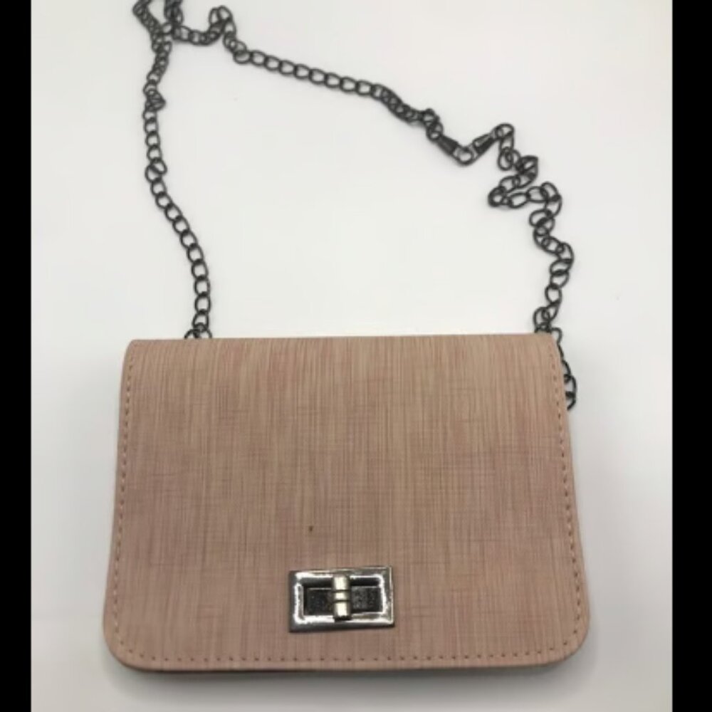 Women Bag cream color Shoulder Crossbody Bag PU Square Mob